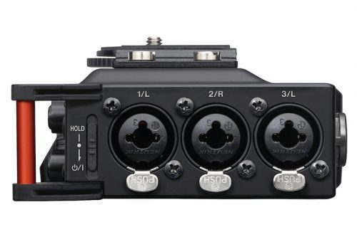 Tascam DR-70D 4-channel audio recorder for HDSLR cameras
