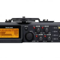 Tascam DR-70D 4-channel audio recorder for HDSLR cameras