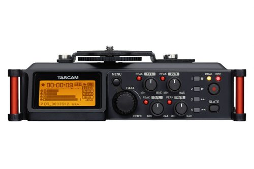 Tascam DR-70D 4-channel audio recorder for HDSLR cameras