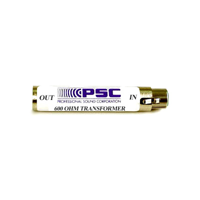 PSC FPSC0010G 600 Ohm Transformer Adapter Barrel
