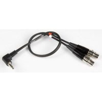 Lecrosonics MCSRTRS 12" 3.5mm TRS (stereo) to Dual TA3F for SR