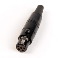 Remote Audio Mini XLR, 5 Pin, Female (TA5F-B)