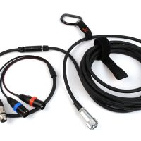 Remote Audio Breakaway Cable 10-pin Hirose M Mixer End with HD Camera End (CABETACCS104/5P)