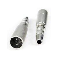 1/4" mono female > 3 pin XLR male