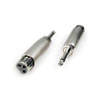 1/4" mono male > 3 pin XLR female