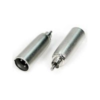 RCA male > 3 pin XLR male