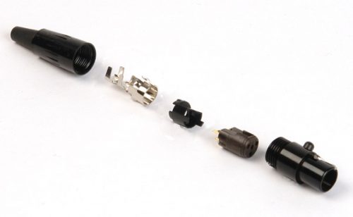 Remote Audio Mini XLR, 4 Pin, Female (TA4F-B)