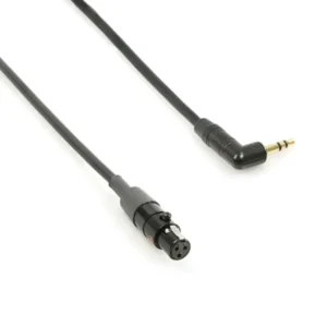 Remote Audio CASDTMD Adapter Cable for Tape/Mix Out TA3F to 3.5mm: The TA3F and right-angle 3.5 mm plug up close.