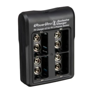 iPower 4-Bay 9V Battery Smart Charger