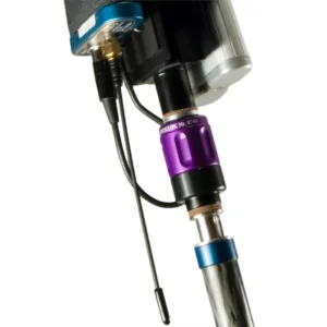 Ambient QR QuickLok Boom Pole Quick Release Without Tip (Purple) - on boom pole