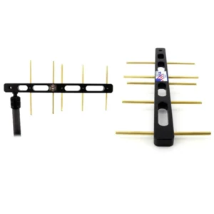 PSC Yagi 941 Antenna (940 to 960 MHz): The antenna set up for horizontal and for vertical polarization.