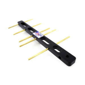 PSC Yagi 941 Antenna (940 to 960 MHz): The brass elements on the black Delrin boom.