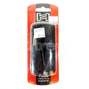 Hosa YPR-103 "Y" Cable Mono 1/4 - 2 RCAF - NEW
