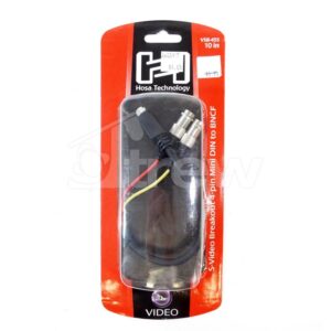 Hosa VSB-455 S-Video Y Cable 4PIN - BNCF 10 IN - NEW