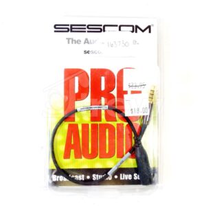 Sescom Iphone-Adapt-1LP IADAPT Iphone/Ipad TRRS Plug To TRRS Jack 1'