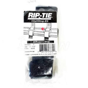 Rip Tie 0-22-GIP-BK 2"X22" Cinch Strap 1 Pack Black - NEW