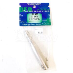 Calrad 35-462 3 Pin XLR FEMALE To 1/4" Stereo Female Adapter - NEW