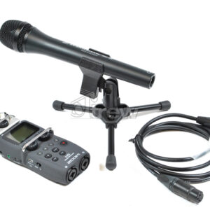 Zoom H5 Recorder and Sennheiser MD46 Microphone Package