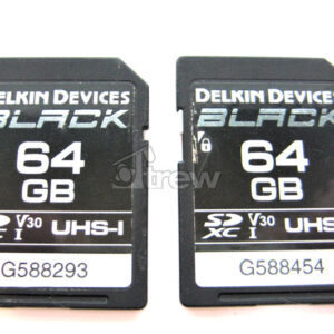 Delkin Black 64GB SD Cards
