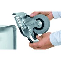 Zarges Clip-On Casters (Fixed, Pair) 3.9? - 40741