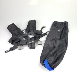 Versa-Flex BHS-1 Lightweight Audio Harness w/K-Tek KSRB2 Rain Bib