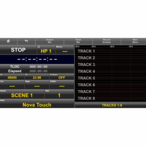 Zaxcom Nova Touch software