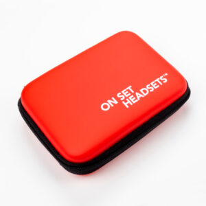 on set headsets travel case