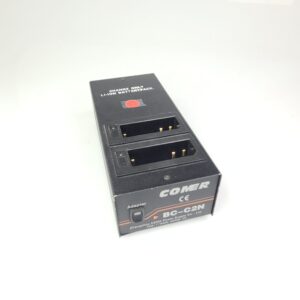 Komer BC-C2N Dual Charger & 2 VariZoom S-8073N Li-ion Batteries