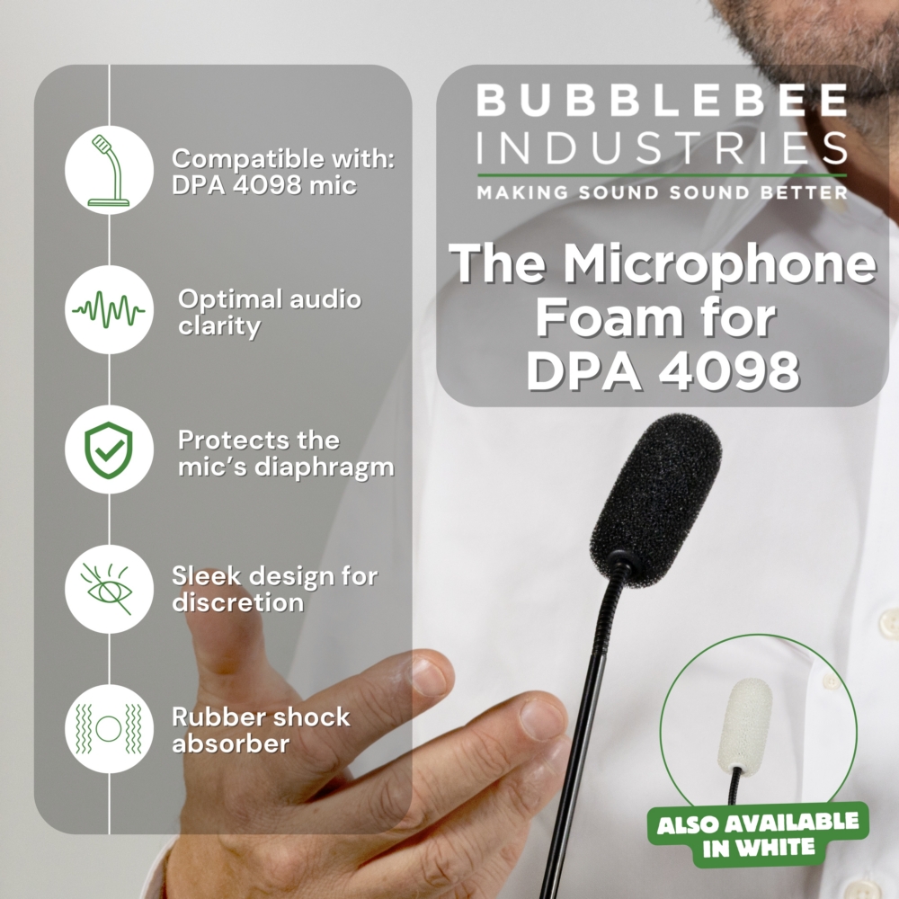 Bubblebee Industries Microphone Foam for DPA 4098 - Image 9
