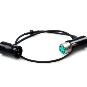Remote Audio CAXJBLPMF Balanced Low Profile Jumper XLR5F to XLR5M