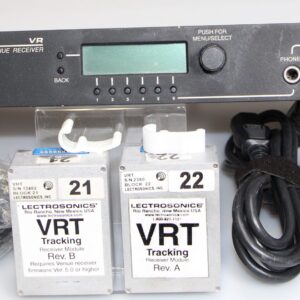 Lectrosonics Wireless Set VRM /1 VRT BLK 21/1 VRT BLK 22