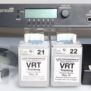 Lectrosonics Wireless Set VRM /1 VRT BLK 21/1 VRT BLK 22