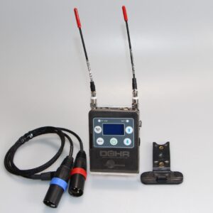 Lectrosonics DCHR Receiver 470.100 - 614.375 W/Antennas, Mount, Dual XLR Cable