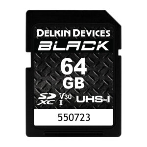 Delkin Devices BLACK SD UHS-I, Video Speed Class 30 - 64GB