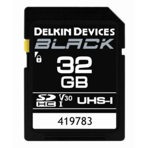 Delkin Devices BLACK SD UHS-I, Video Speed Class 30 - 32GB