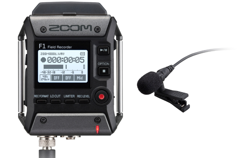 Zoom F1-LP Field Recorder and Lavalier Mic - Image 4