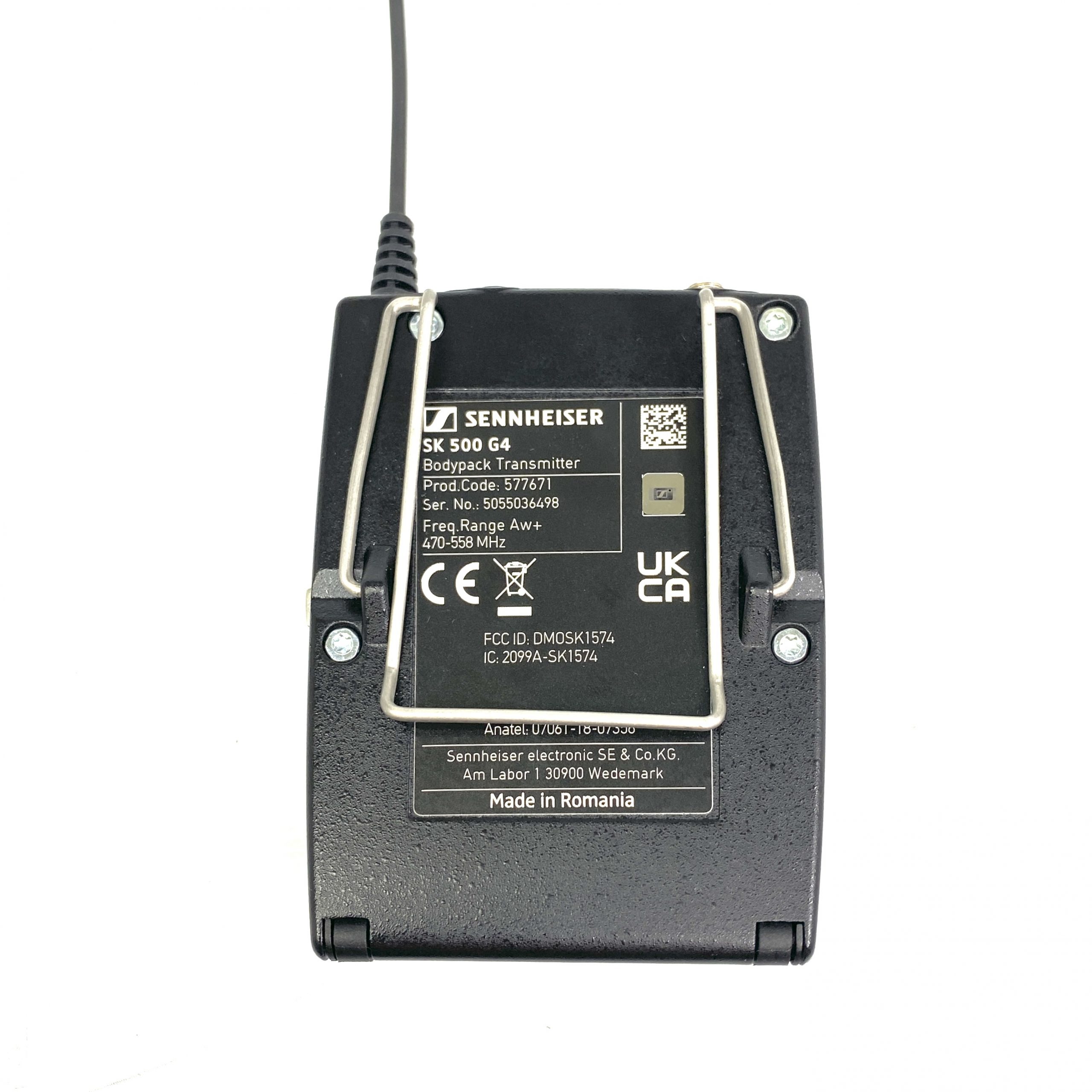 Sennheiser EW 500-G4 Wireless System (EK 500-G4 / SK500-G4 Freq: AW+) - Image 3
