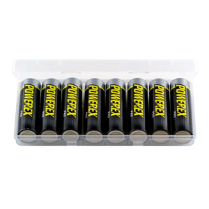 Powerex Pro Rechargeable AA NiMH Batteries (1.2V, 2700mAh) - 8 pack