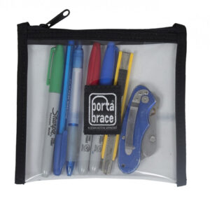 Porta Brace POUCH-CLEAR6 Clear Equipment Pouch