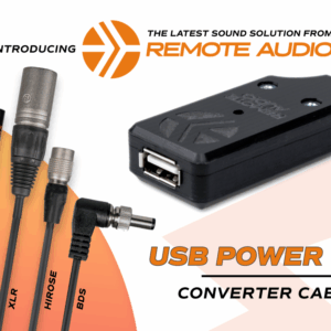 Remote Audio USB Power Converter Cables