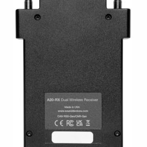 Sound Devices A20-RX Dual-Channel Digital Receiver back