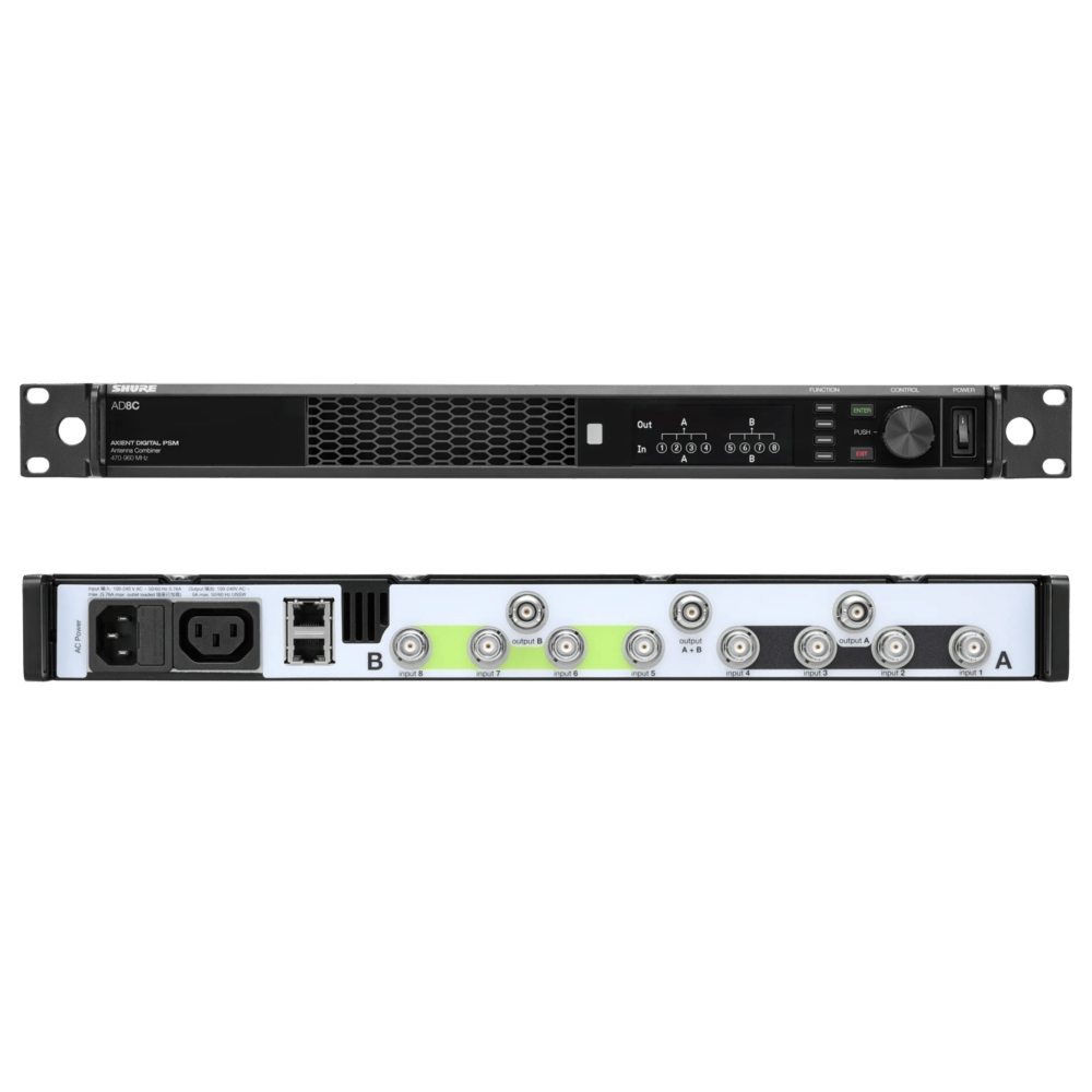Shure AD8C Axient Digital PSM 8-Port Antenna Combiner - Image 2