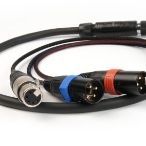 Remote Audio Breakaway Cable 10-pin Hirose M Mixer End with HD Camera End (CABETACCS104/5P)
