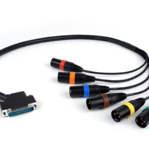 Remote Audio Breakout Cable for Zaxcom Deva (CADEVO4/5UP)