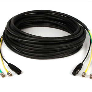 REMOTE AUDIO™ DIT-CON™ V2A1-CABLE, 2-CH HD BNC VIDEO, 1-CH AES XLR AUDIO