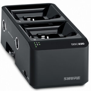 Shure SBC220 2-Bay Networked Docking Charger