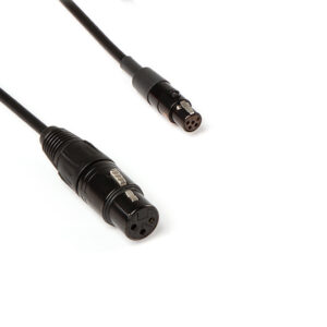 Remote Audio CALECXM12 Unbalanced Mic Lvl Adapter XLR3F to TA5F