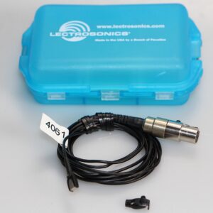 DPA Slim 4061 TA5F Black Lav W/Head Adapter, Box
