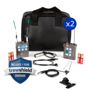 Lectrsonics ZS-LRLMb Wireless Kit (Set of 2) Bundle with Trew Shield Coverage