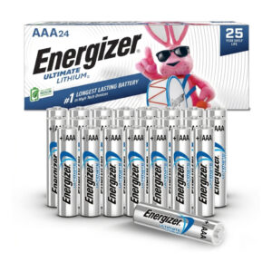 Energizer Ultimate Lithium AAA Batteries - Pack of 24